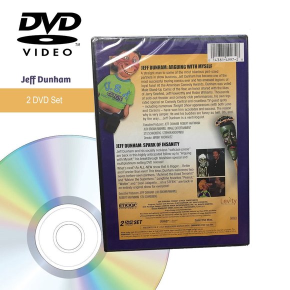 DVD: Jeff Dunham Comedy 2 Pack: Arguing with Myself and Spark of Insanity - Picture 2 of 2